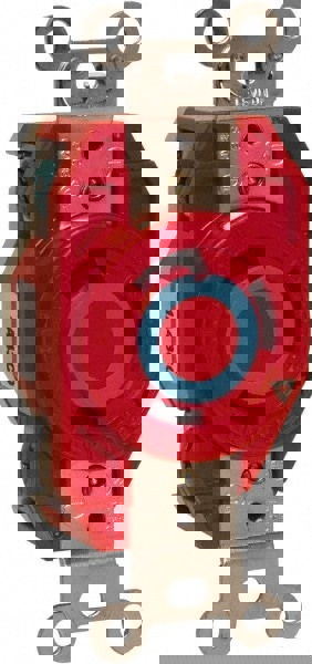 Straight Blade Single Receptacle: NEMA L6-30R, 30 Amps, Isolated Ground